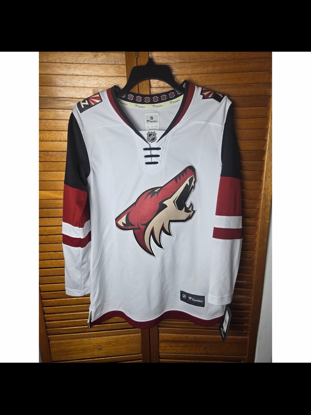 Arizona Coyotes Fanatics Breakaway Away Jersey White Womens XS